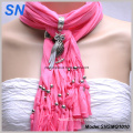 Animal Pendant Jewelry Fringed Women Scarf (SNSMQ1010)